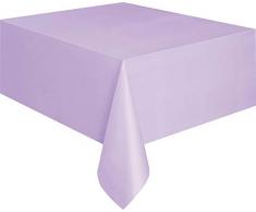 Unique Party 5081 - Nappe en Plastique Lavande 2,74 m x 1,37 m