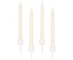 amscan - 550330 - 10 Bougies Anniversaire Phosphorescentes