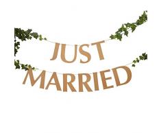 Neviti 775813 Grande guirlande de fanions en kraft Marron 200 x 16 cm