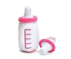 Rubens Barn 120072 Rose biberon et Sucette pour poupée Souple