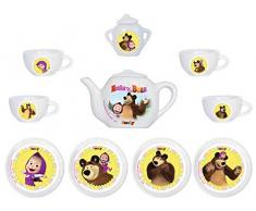 Smoby - 310581 - Masha et Michka - Dinettes Porcelaine - 7 Accessoires
