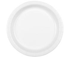 Creative Convertting 8C533272 Assiette 17 cm Blanc
