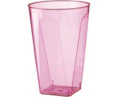 WDK PARTNER - A1201966 - Décoration de Fête - 8 GOBELETS ROSES MODUS 21CL