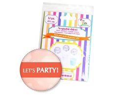 Givi Itali 51088 Lot de 12 plaques pour Tasses Mauve/Menthe Multicolore Taille Unique