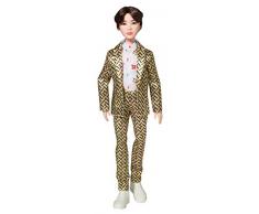 Bts X Mattel Poupée Suga, à L’effigie du Membre du Groupe de K-pop, Figurine à Collectionner, Gkc92