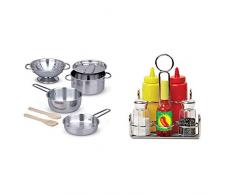 Melissa & Doug - 14265 - Poêlons Et Casseroles & 19358 - Ensemble de Condiments