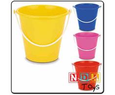 Beach BU1141 Lot de 4 seaux pour bac à Sable de Taille Moyenne 14 cm