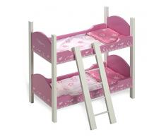 Poupée Arias – Lit superposé en Bois (21537.0), Couleur/modèle Assorti