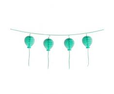 amscan 9903779 Guirlande en nid dabeille Happy Birthday Pastel Menthe