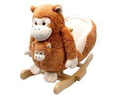 TORRO 3199902572 – Balançoire Singe, Bunga avec bébé Cheval à Bascule