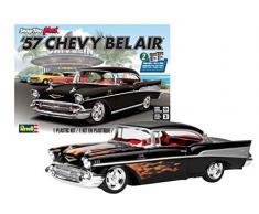 Revell Monogram Maquette SnapTite de Voiture 57 Chevy Belair échelle 1/25, 85-1529, Multicolor