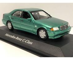 MAXICHAMPS- Voiture Miniature de Collection, 940037061, Vert Metal