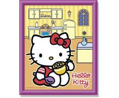 Schipper 914 0460 – Peinture par Numéro, Hello Kitty dans la Cuisine, 20 x 25 cm