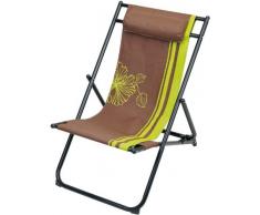 Partner Jouet - A1100326 - Jeu de Plein Air - Chaise 3 Posi - Hibiscus Marron