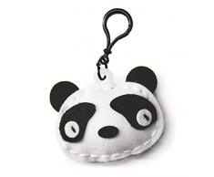 Mammut 163002 Kit de Couture Animal Panda Complet avec Feutres Prédécoupés Tapis Garnissage Fil Aiguille Porte-Clés Kit de Bricolage pour Enfants à partir de 5 Ans Multicolore