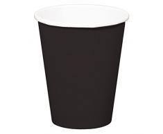 Folat Tasses Jetables Couleur Noir, 50630