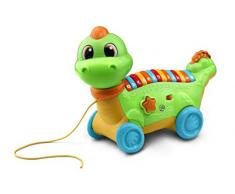 LeapFrog Letsaurus Jouet interactif pour bébé avec Sons Présentation des Lettres et des Chiffres | Jouet éducatif pour bébé 18 Mois, 2, 3 Ans