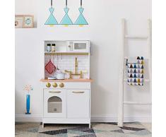 Teamson Kids - TD-12679C - Jouet en Bois - Cuisine - Blanc
