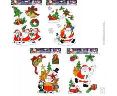 Widmann WINDOW STICKERS - CHRISTMAS ASSTD