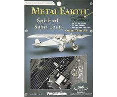 Metal Earth - 5061043 - Maquette 3D - Aviation - Spirit Of Saint Louis - 12,2 x 9 x 2,4 cm - 1 pièce