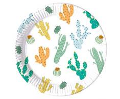 Procos Partyware- Assiettes, 96780, Blanc