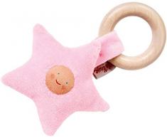 Kaethe Kruse - 0174472 - Peluche - Hochet en Bois Étoile, Rose