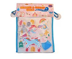 Barney et Buddy Ba050 Stickers – Fantasy World Unicom Enfant Jouet de Bain, Multi