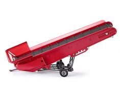 SIKU 2466, Tapis Transporteur Electrique, 1:32, Métal/plastique, Rouge, Fonctionnement avec piles, Connectable et réglable