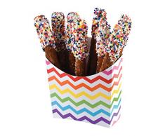 amscan 145002 Rainbow Buffet Papier Snack conteneurs