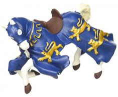 Papo - 39339 - Figurine - Cheval Du Roi Richard - Bleu