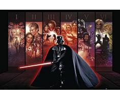 Star Wars G856520 Poster Hexalogie Darth Vader Multicolore