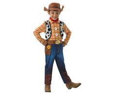 Rubies-déguisement officiel - Disney- Déguisement Pour Enfant Luxe Woody + Chapeau En Feutrine - Taille S- I-610385S