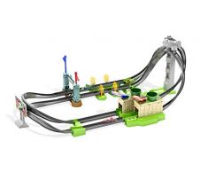 Hot Wheels Circuit Mario Kart Motorisé, Coffret de Jeu pour Petites Voitures à Connecter avec Circuit et Pistes, Jouet pour Enfant, Ghk15