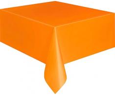 Unique Party 5097 - Nappe en Plastique Orange 2,74 m x 1,37 m