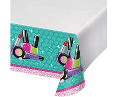 Nappe en Plastique avec Impression de Bordure créative - Motif Floral