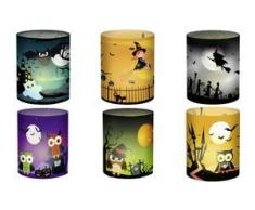 Ursus 184000114 Lot de 5 Mini Lampes de Table Ambiente Halloween 115 g/m²