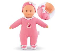 Corolle- PTI cœur Cygnes de Tendresse Doudou poupée, 100260, Rose