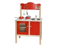 Viga Toys - 50384 - Jeu Dimitation - Cuisine Noble - Rouge