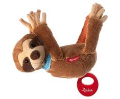 sigikid, Filles et Garçons, Peluche Musicale Suspendue de Paresseux avec Boîtier Musical Amovible, Jouets pour Bébés, Recommandé dès la Naissance, Brun, 42417