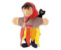sigikid 49047, fille et garçon, marionnette à main sorcière