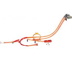 Hot Wheels Coffret Super Piste avec 35 pièces et 2 petites voitures de course incluses, jouet pour Enfant, Y0276