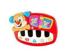 Fisher Price le Piano de Puppy, jouet interactif musical et lumineux avec modes de jeu apprentissage et musique, pour bébé dès 6 mois, DLD20