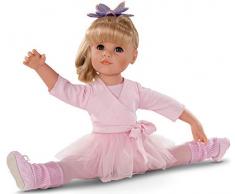 Gotz 1359067 Hannah at The Ballet Poupée Debout avec Cheveux blonds et Yeux Bleus 50 cm