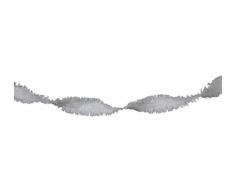 Folat Rotation de Guirlande de fête décoration Argent 6 m Taille Unique