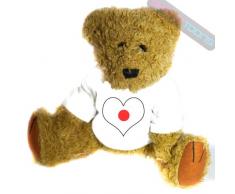 shaniztoons Mascotte en Forme de cœur avec Drapeau du Japon