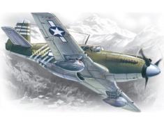 ICM Models - Maquette P-51A Mustang avec kit de Construction