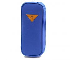 Katara 1800 Trousse à Crayons Rangement de Stylos, Fineliners - Étui à Crayons pour École ou Bureau - Bleu Foncé