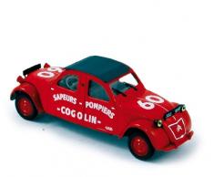 Norev - 150091 - Véhicule Miniature - Citroën 2cv Cogolin 1961 - Pompiers - Echelle - 1/43e
