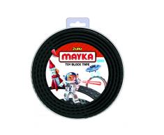 Mayka 34648 Ruban Adhésif - 2 Studs, Noir, 2 mètre
