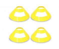 Jamara 460523 Traffic VE4 Assiette de marquage empilable en Plastique Robuste et Facile à Transporter Jaune